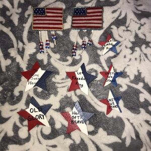 Prebundle handmade patriotic pins